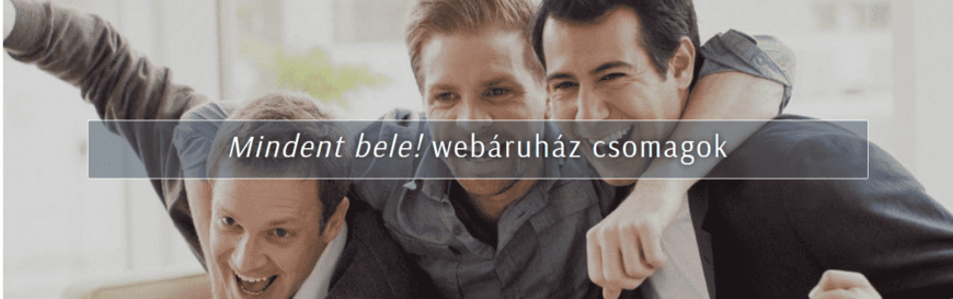 webshop készítés